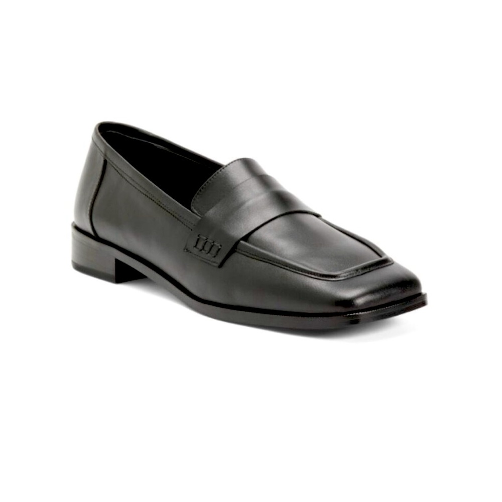 MARCELLA NYC Black Leather Carroll Oxford Shoes Size 39